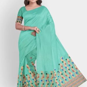 Dye Toss Mekhela Chador