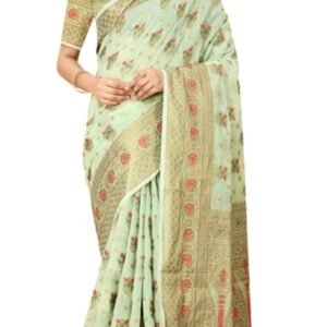 Soft cotton silk saree