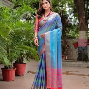 Silk in pure tissue rangkart pattern