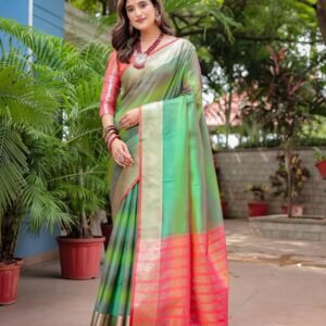 Silk in pure tissue rangkart pattern