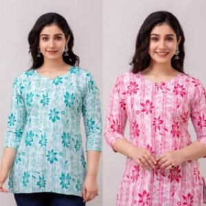 Women floral print kurta ( 2 set )